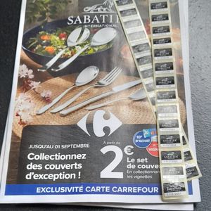 Vignettes Carrefour pour Sabatier 