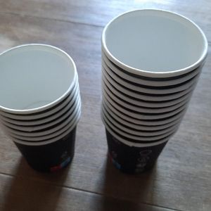 Gobelets kfe en cartons