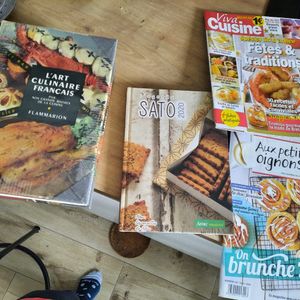Livres/magazines de recettes en français