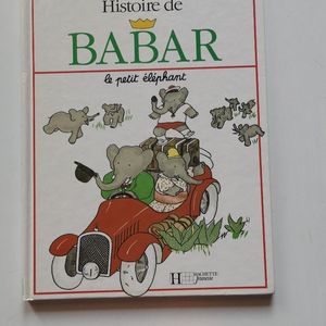 Livre Babar à partir de 7 ans 