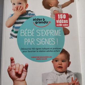 Livre bébé s'exprime par signes 