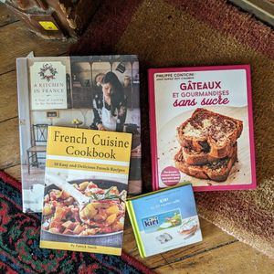 Livres de cuisine française en Francis et anglais