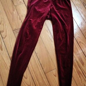 Legging rouge taille L
