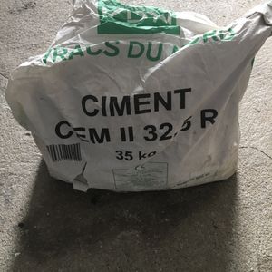 Reste sac de ciment 6kg
