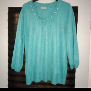 Blouse manches 3/4 taille 46 