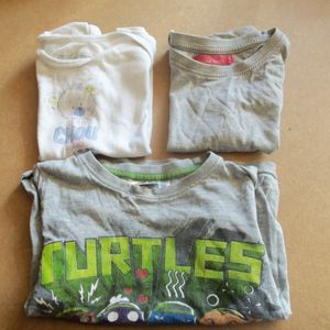 3 tee shirt taille 3 ans manches courtes