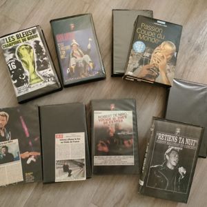 Lot cassettes vidéos