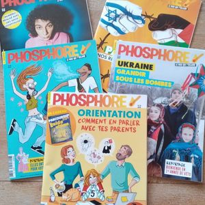 5 magazines Phosphore 14-19 ans