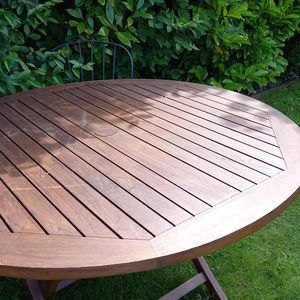 Table bois extérieur