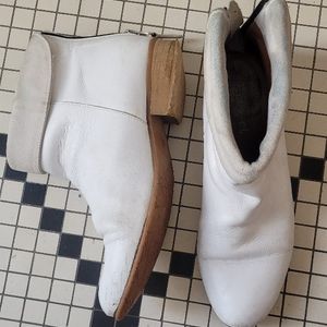 Boots blanches 37