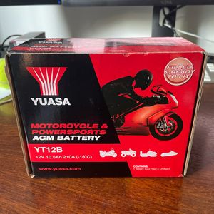 Batterie moto Yuasa en fin de vie