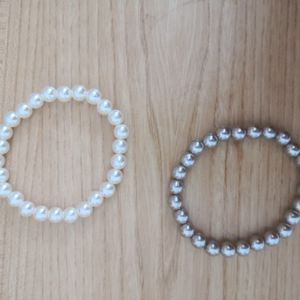 2 Bracelets fantaisie en perle
