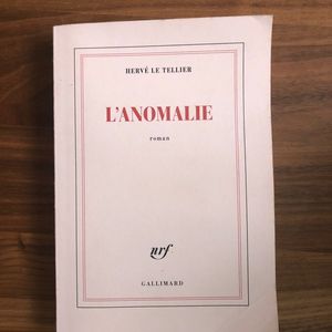Roman "L'Anomalie" de Hervé le Tellier