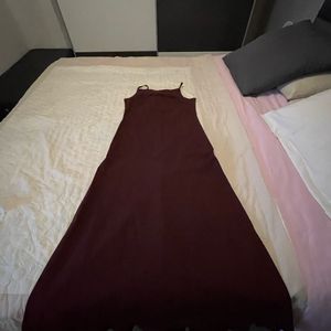 Robe 👗 long couleur bordeaux 