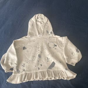 Pulll à capuche fille taille 2 ans 