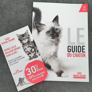 Guide du chaton et Coupon Royal Canin