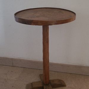 Petite table en bois ronde 