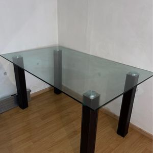 Table en verre trempée 