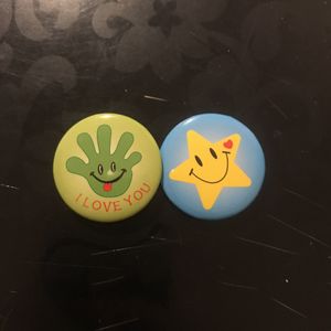 Joy and love pins