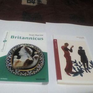 Deux livres titres Britannicus / jean Anouilh 
