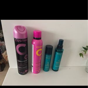 4 produits pour cheveux 