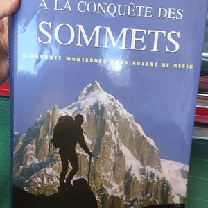 Livre illustré A la conquête des sommets