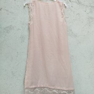 Robe rose pâle Promod