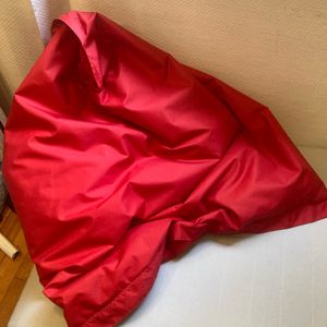 Pouf rouge