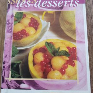 Livre cuisine dessert 