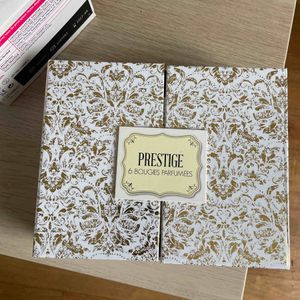 Lot de 6 bougies parfumées 