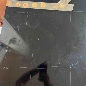 Plaque induction 3 feux, verre HS mais fonctionnel