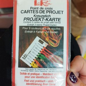Carte de projet broderie 