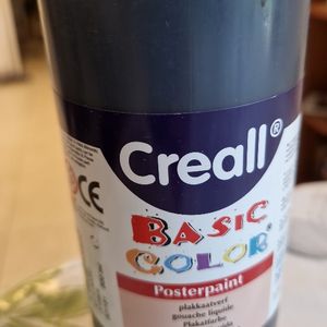 Peinture gouache noire 