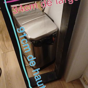 DON morceaux de bois peints en noir