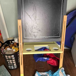 Tableau à craio et ardoise un crayon