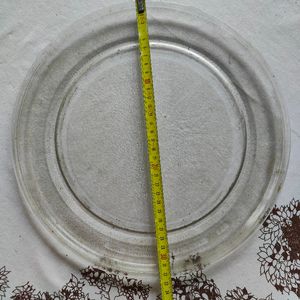 Plateau micro-onde en verre 