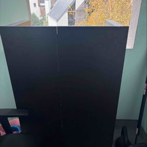 Table IKEA basse avec rangement noire 