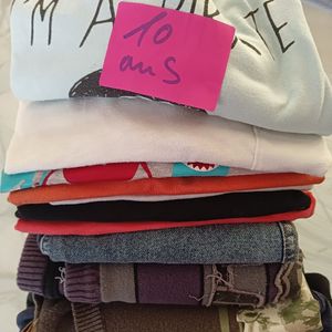 Lot vêtements garçon taille 10 ans