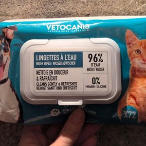 Lingettes animaux