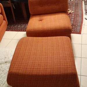 Fauteuil et Pouf