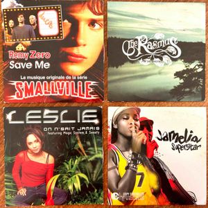 4 CD 2 titres (lot séparable)