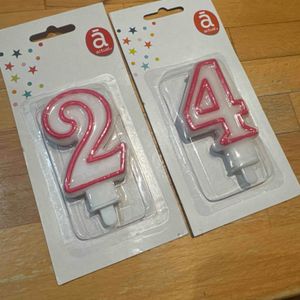 Bougies numero 2 et 4