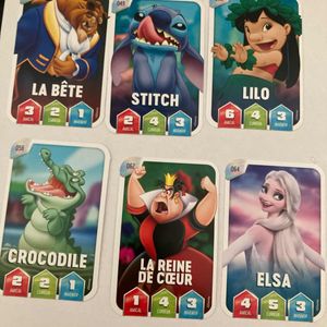 Cartes Disney  numéros a la demande 