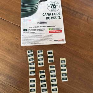 Vignettes Mastrad Intermarché 