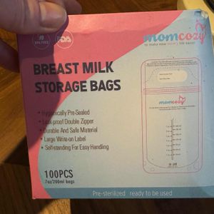 Les sachets de conservation de lait 