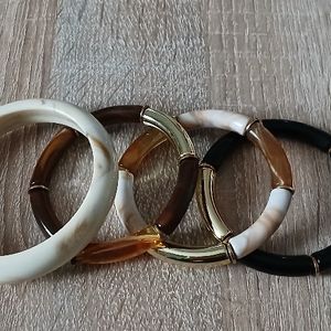 Bracelets en résine 