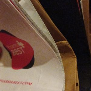 7 sacs papier moyens différentes enseignes 