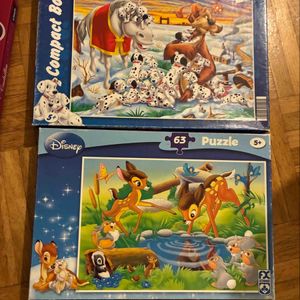 Lot de livres et puzzles pour enfants