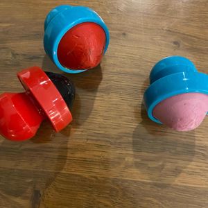 Trois gros pastels enfant