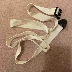 Ceinture blanche réglable 136cm